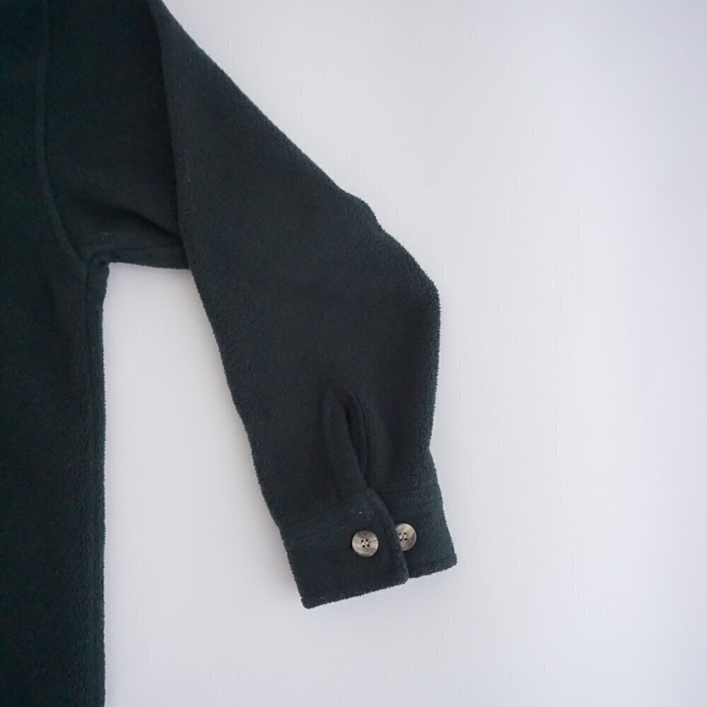 Vintage '90S Cherokee Hunter Green Embroidered Feathers Button Up Shacket S - Picture 5 of 10